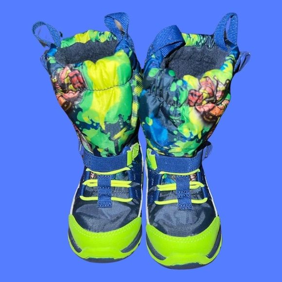 Stride Rite Made2Play TMNT Toddler Infant Sneaker Snow Boot Size 5 W - Picture 2 of 6
